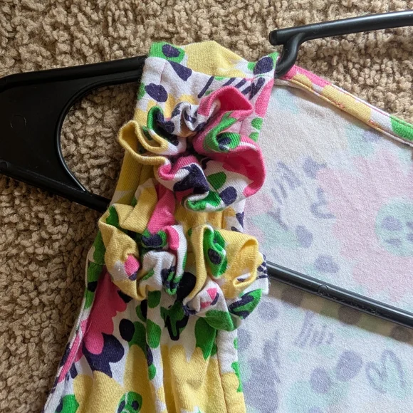 Lilly Pulitzer Floral Sleeveless Dress - Pink, Yellow, Green - Picture 3 of 3